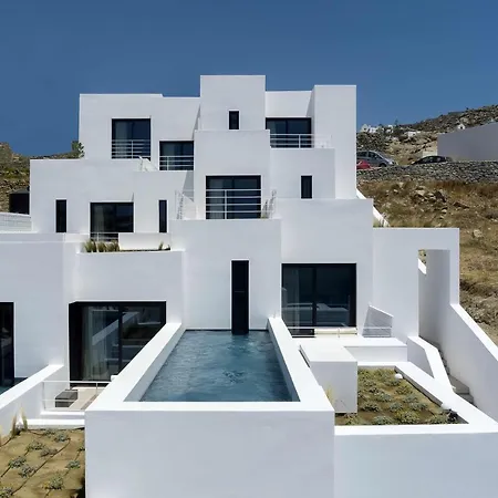 酒店 Cubic Mykonos Seafront Design 奥诺斯